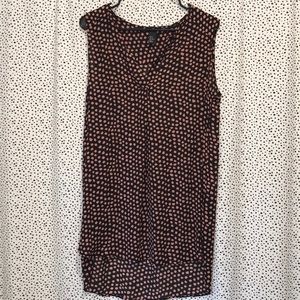 H&M black and pink tunic top